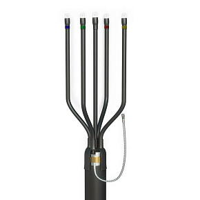 Муфта кабельная концевая универсальная 1кВ 5 ПКВ(Н)Тпб-1 (25-50) с наконечн. (пластик с броней) ЗЭТАРУС zeta21027