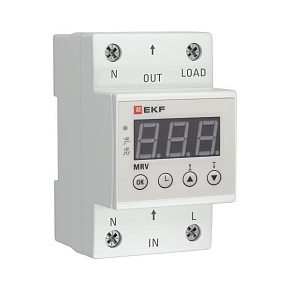Реле напряжения с дисплеем MRV 63А PROxima EKF MRV-63A