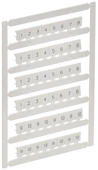 Маркер для CTS 6кв.мм/CP 10кв.мм "1-10" ARMAFIX IEK AF-CT10D-M-006-01