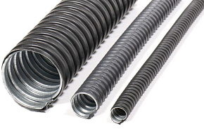 Металлорукав в ПВХ изоляции МРПИ НГ 25 d25мм без протяжки (уп.50м) ГОФРОМАТИК zeta42214