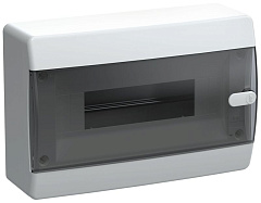 Корпус ЩРН-П-12 UNION Compact IP41 черн. прозр. дверь пластик. IEK UIC-KP12-N-12-41-K01
