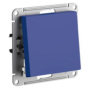 Выключатель AtlasDesign (сх. 1) 10AX с самовозвратом механизм аквамарин SE ATN001115