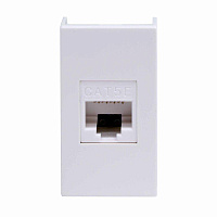 Розетка компьютерная 1-м 1мод. Viva RJ45 кат.5E бел. DKC 45038