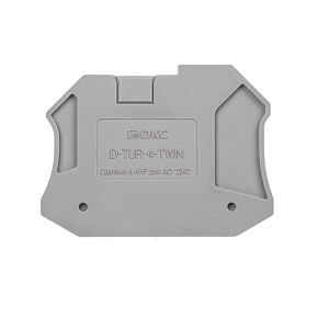 Изолятор торцевой для клемм TUR-2.5-TWIN (уп.100шт) DKC D-TUR-2.5-TWIN