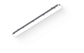 Светильник светодиодный SLIM 32 4000К IP65 1262х124х85 CRI80 milky II подвесной/накладной сер. CSVT ЦБ-00010703