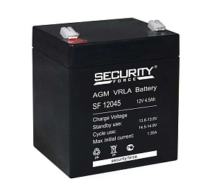 Аккумулятор ОПС 12В 4.5А.ч SF 12045 Security Force 4614030010004