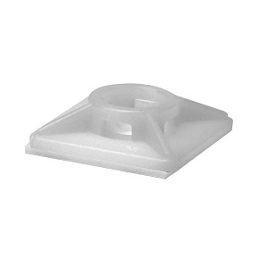 База монтажная самоклеящаяся для двух хомутов 19х19 бел. (уп.100шт) DKC 25467SR