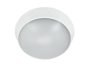 Светильник светодиодный WP 15 C 12W OP 840 D220 WH 220х80мм 12Вт 4000К IP65 ЖКХ круглый пылевлагозащ. бел. Русский Свет 15071523452