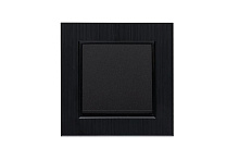 Выключатель 1-клав. Karea LINE STAR чер. Makel 86054001
