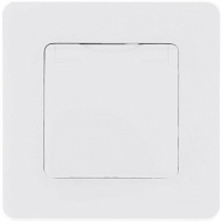 Розетка 1-м СП Inspiria 16А IP44 250В 2P+E защ. шторки с крышкой немецк. стандарт механизм бел. Leg 673740