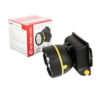 Фонарь налобный 909LED5 (5LED 1 режим; 3хR6 черн.) Ultraflash 11781