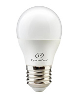 Лампа светодиодная RS G45 E27 6W 220-240V 2700К 6Вт 600лм Ra 90 шар Русский Свет 15010445046