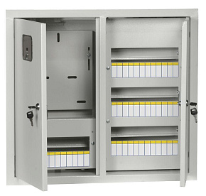 Корпус ЩУРв-3/48 TITAN 550х610х165мм IP31 метал. IEK MKM35-V-48-31-ZO