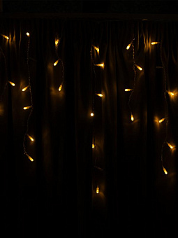 Гирлянда "Бахрома" OIC100LSE-WW-T-I4-F 100 LED WH уличная IP44 бел. SHLights 4690601035004