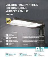 Светильник уличный линзованный светодиодный ДКУ-2UB 70Вт 230В 5000К 8750лм 125лм/Вт универсальный IP65 NEOX 4690612057422