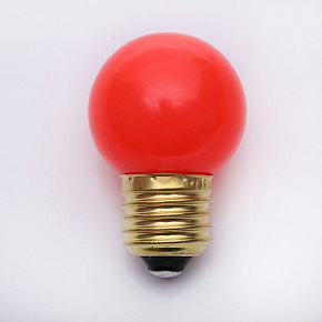 Лампа светодиодная ERARL45-E27 P45 1Вт шар красн. E27 4SMD для белт-лайт ЭРА Б0049575