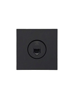Розетка телефонная евро СП ZIMA IP20 черн. бархат LEZARD 704-4288-137