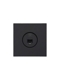 Розетка телефонная евро СП ZIMA IP20 черн. бархат LEZARD 704-4288-137