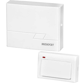 Звонок беспроводной Менуэт 16 мелодий 50м 2AAх1.5В МОНОМАХ МН-01Б