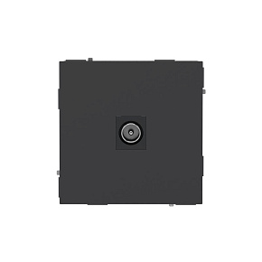 Розетка телевизионная одиночная TV KANT черн. уголь DKC 7012503