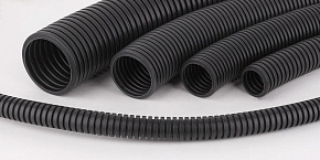 Труба гофрированная ПВХ легкая d63мм с протяжкой черн. (уп.15м) Ruvinil 16301Ч