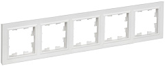 Рамка 5-м BRITE РУ-5-БрАБ арктич. бел. IEK BR-M52-K91