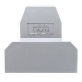 Изолятор торцевой для клемм KRUK-3-5 (уп.100шт) DKC D-KRUK-3-5