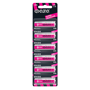 Элемент питания алкалиновый AA/LR6 1.5В Super Alkaline BL-6 (уп.6шт) ФАZА 5002043