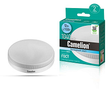 Лампа светодиодная LED12-GX53/845/GX53 12Вт 220В Camelion 12787