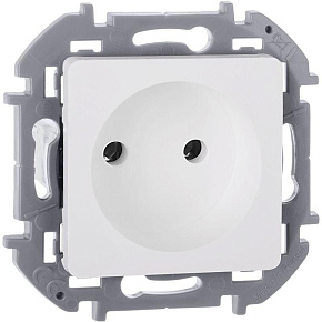 Розетка 1-м СП Inspiria 16А IP20 250В 2P механизм бел. IEK 673710