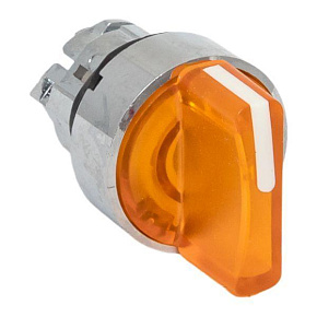 Механизм переключателя исполнительный ХB4 желт. на 2 положения с фиксацией с подсветкой с короткой ручкой PROxima EKF XB4BD2FL-Y