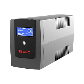 Источник бесперебойного питания ИБП Info LCD 600В.А IEC C13 (3) USB + RJ45 DKC INFOLCD600I