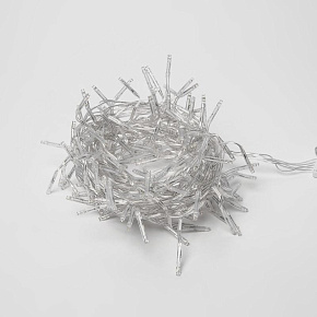 Гирлянда светодиодная ULD-S0300-200/DTA WHITE IP20 FIRECRACKER с контроллером «Фейерверк» 3м бел. свет провод прозр. Uniel UL-00005476