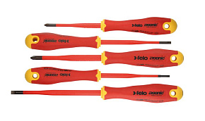 Набор отверток диэлектрических SL/PH E-Slim Ergonic (в наборе 5шт) Felo 41385198