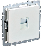 Розетка компьютерная СП RJ45 кат.5E BRITE РК10-БрЖ механизм жемчуж. IEK BR-K10-1-K36