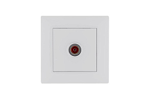 Розетка TV проходная Karea RIZZ бел. Makel 88001007