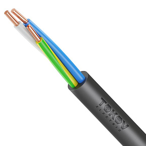 Кабель TOKOV ELECTRIC ППГнг(А)-HF 3х1.5 ОК (N PE) 1кВ (м) УТ000028587