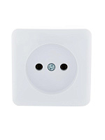 Розетка 1-м ОП Viola 16А IP20 без заземл. бел. LEZARD 751-0200-121