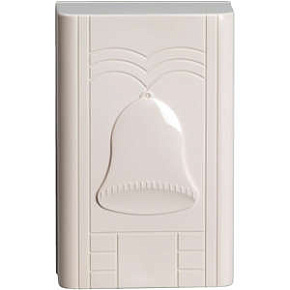 Звонок проводной Гонг электромеханич. гонг серия ударов 220В 80-90дБА свет. беж. МОНОМАХ ГН-02С