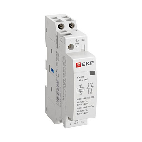 Контактор модульный КМ 20А NО+NC (1 мод.) EKF km-1-20-11