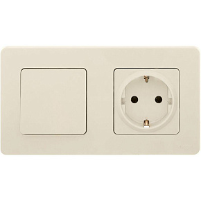 Выключатель 1-кл. Inspiria 10А IP20 250В 10AX механизм сл. кость Leg 673601