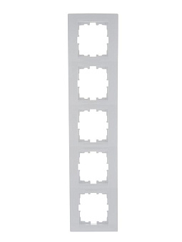 Рамка 5-м Karina горизонт. бел. LEZARD 707-0200-150