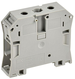 Колодка клеммная CTS ARMAFIX 70кв.мм сер. IEK YCT10-00-K03-070