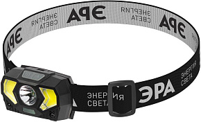 Фонарь светодиодный налобный GB-608 на батарейках 3xAAA 5Вт 7 реж. черн. Эра Б0052319