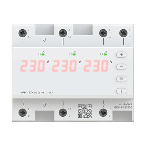 Реле напряжения D6-63 red Welrok 4660251140410