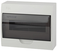 Бокс ЩРН-П-12 мод. навесной пластик IP41 SIMPLE NO-box_simple-plastic_12_surface ЭРА Б0041525