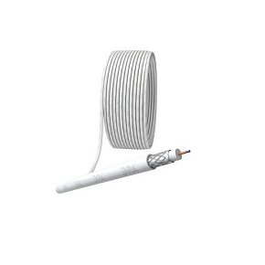 Кабель коаксиальный RG-6U CCS/оплетка Al 48проц. PVC Simple 75Ом бел. (м) Эра Б0044596