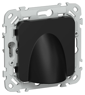 Вывод кабеля СП FLITE КВ-ФлЧ механизм черн. IEK FI-VK10-0-K02