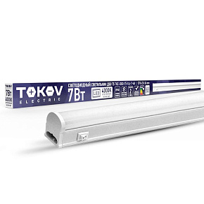 Светильник светодиодный ДБО Т5 7Вт 4К IP40 TOKOV ELECTRIC TKE-DBO-T5-0.6-7-4K