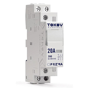 Контактор модульный 18мм 25А 230В АС 1НО 1НЗ PRIZMA TOKOV ELECTRIC TKE-PZ-MC-1-25-230-11